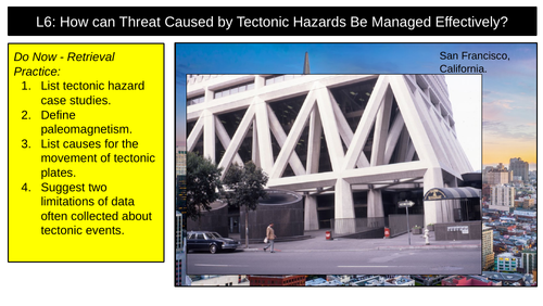 Tectonic Management Hazard AQA