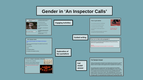essay on gender in an inspector calls