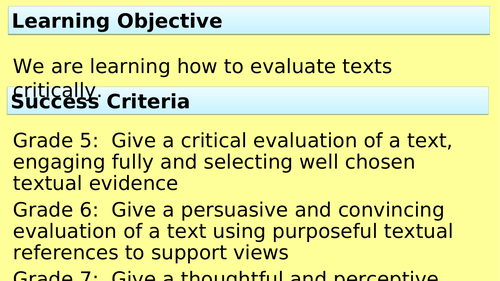 GCSE English Language AQA Paper 1 Practice - Using 'Propping Up the ...