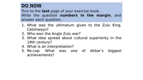 Partition of India KS3 Lessons