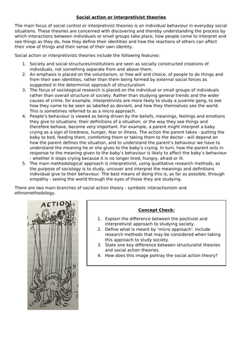 Sociology Social Action Theory – Understanding Human Behavior in Society