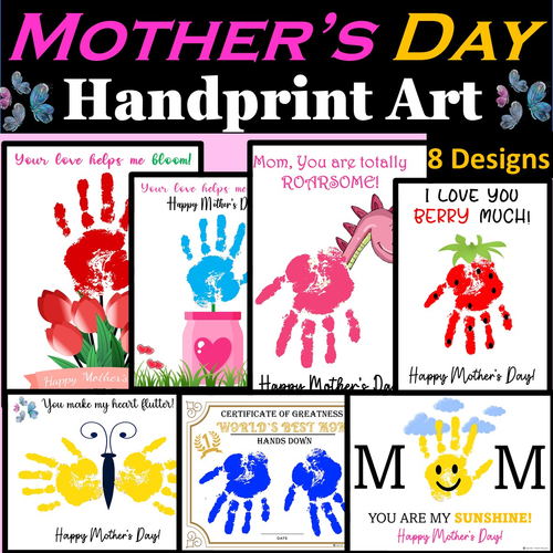 Thank You For Being A Roarsome Teacher Handprint Art Craft 