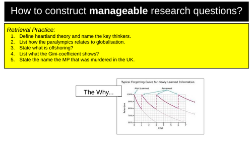 Geography Fieldwork AQA