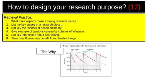 Geography Research Question AQA