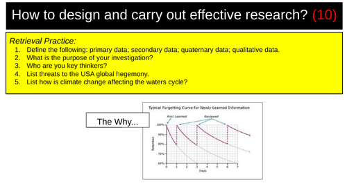 Research Geography AQA