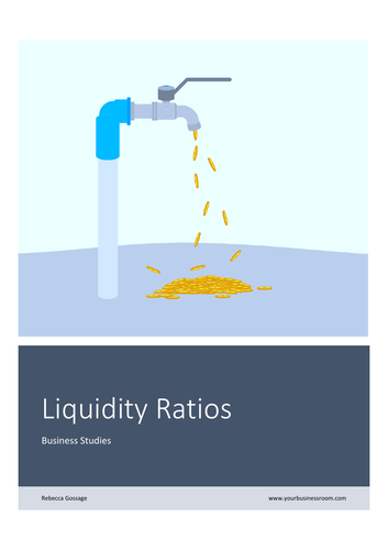 Liquidity Ratios for Business Studies - Case Study Style Practise ...