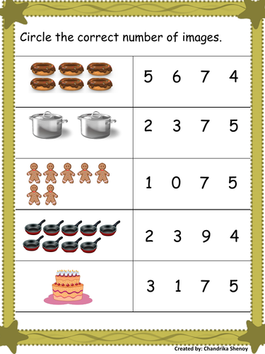 Counting numbers upto 10 | Teaching Resources