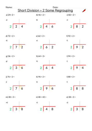 Short Division | Teaching Resources