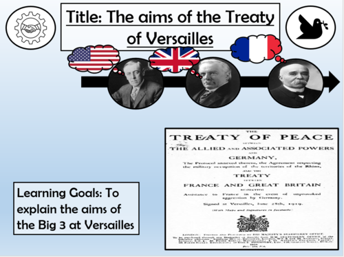 The Treaty of Versailles | Teaching Resources