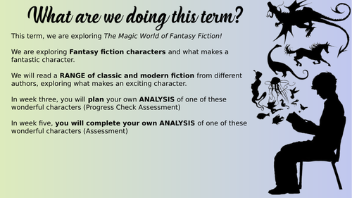 Fantasy Fiction Introduction/Conventions