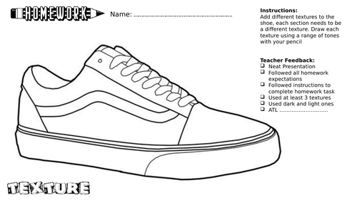 Vans old school template sale