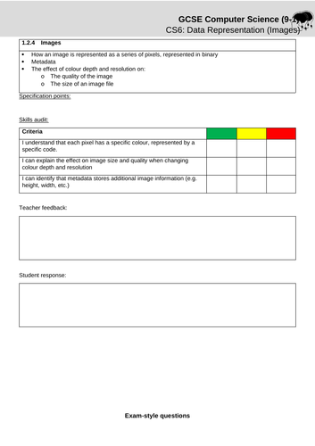 Exam Walkthrough - CS6: Data Storage (Images)