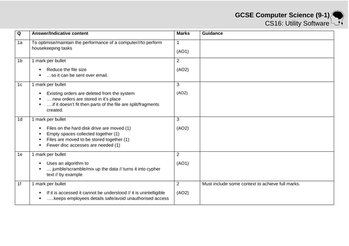 Exam Walkthrough - CS16: Utility Software