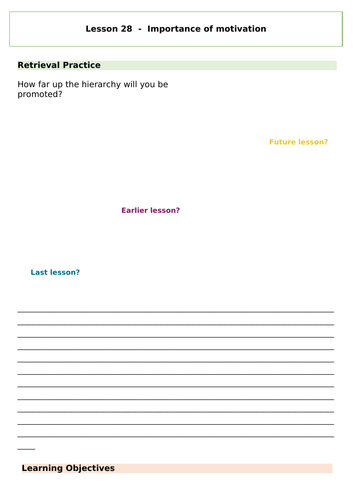 OCR GCSE 9-1 Business 2017 Spec - Unit 3: People - Lesson 24 ...