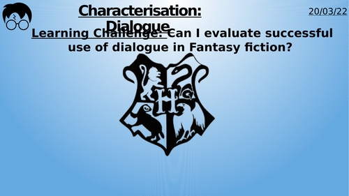 Fantasy Fiction: Dialogue in Harry Potter