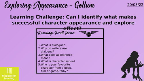 Character Appearance: Gollum