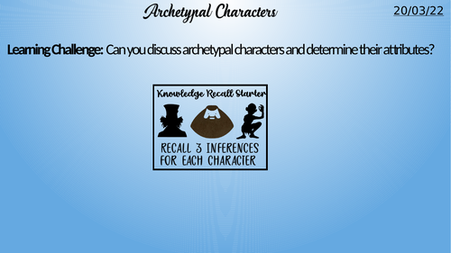 Archetypal Characters in Fantasy Fiction