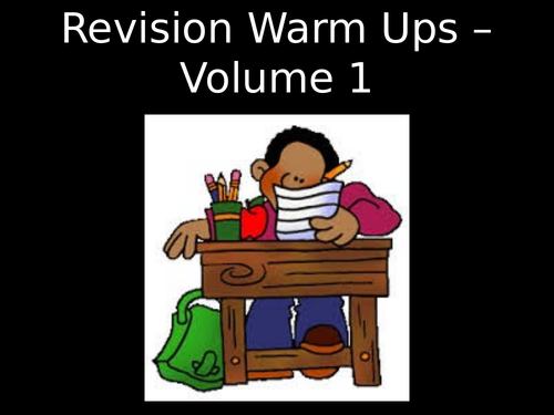 Revision Warmup PowerPoint