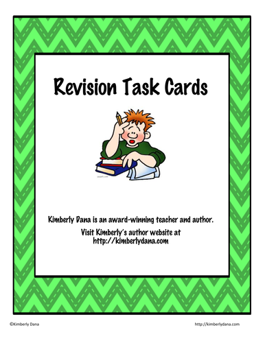 Revision Task Cards