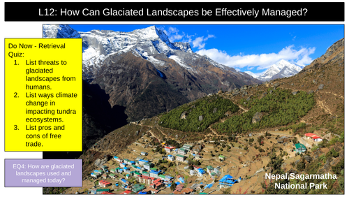 Glacier Management Landscapes
