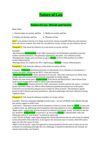 a-level-law-nature-of-law-topic-revision-teaching-resources