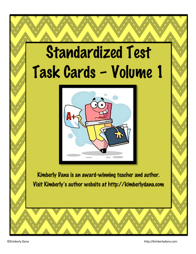 English Test Task Cards - Volume 1