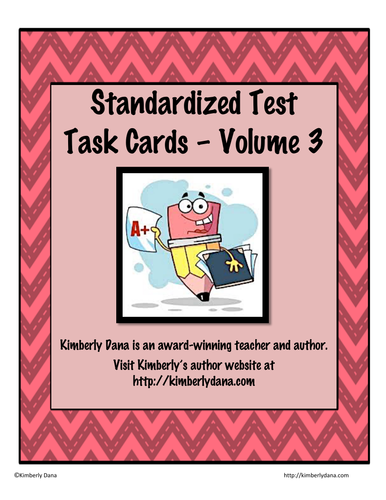 English Test Task Cards - Volume 3