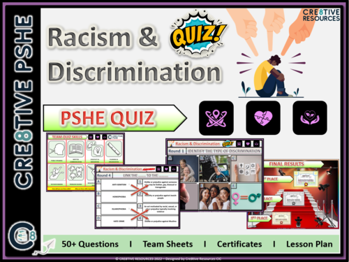 Racism & Discrimination – PSHE Quiz | Teaching Resources