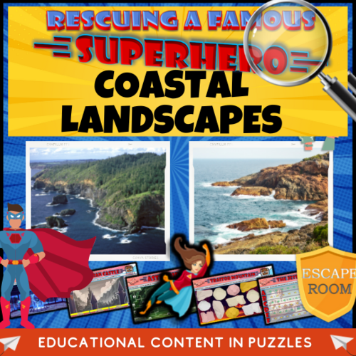 Coastal Landscapes Geography Escape Room Teaching Resources