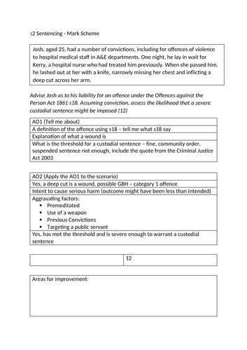 aqa-a-level-law-sentencing-teaching-resources