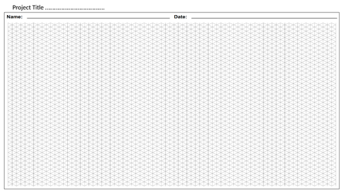 Isometric Paper | Teaching Resources