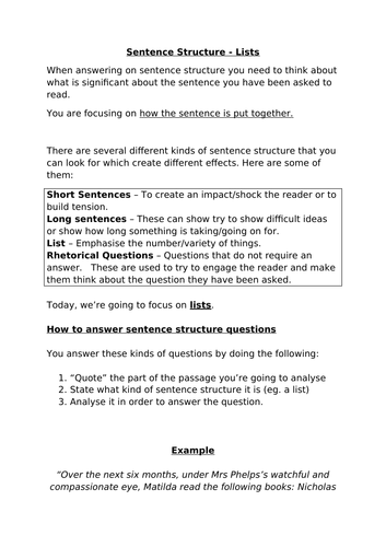 Roald Dahl RUAE/ Close Reading | Teaching Resources