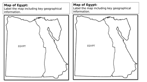 Geography- understanding the geographical features of Egypt | Teaching ...