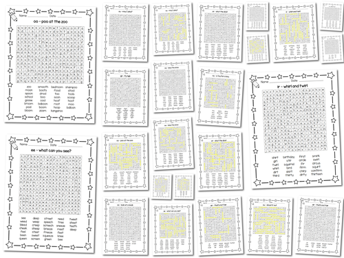 Read Write Inc (RWI) Set 2 sounds - Wordsearches with answers ...