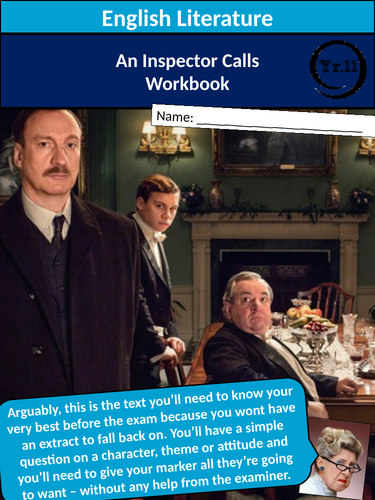 An Inspector Calls Revision Booklet | Teaching Resources