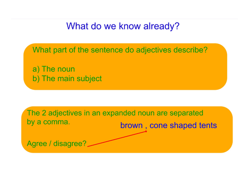 Stone Age Boy- Lo : To Improve Sentences Using Adjectives And Expanded 