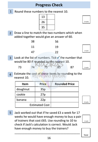 Rounding to Ten - Functional Skills Maths - Entry Level 2 | Teaching ...