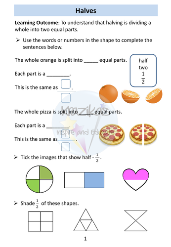 Fractions - Functional Skills Maths - Entry Level 2 | Teaching Resources