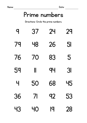 prime-and-composite-number-activities