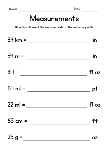 Converting Mixed Units to Customary System