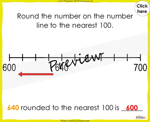 Rounding to the Nearest 100 - Year 4 | Teaching Resources