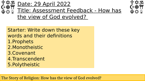 Are Holy Books Relevant Today 1/10 - Introduction and assessment feedback