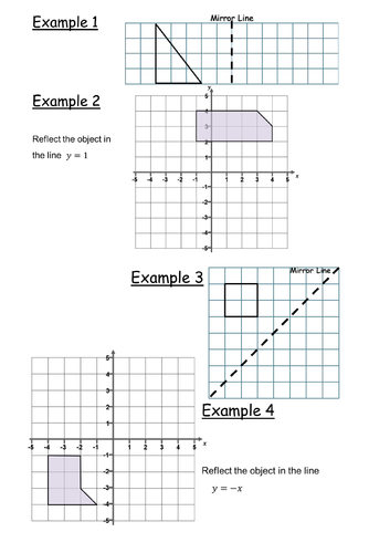 0580. KS4. More Reflections – Maths with David