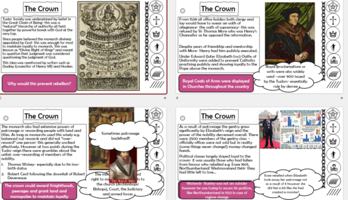 Tudor Rebellions The Maintenance of Stability | Teaching Resources
