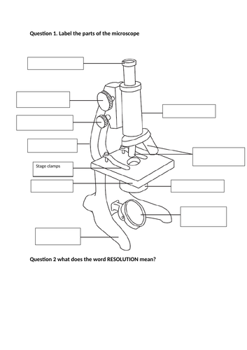 Microscope lesson, y7 | Teaching Resources