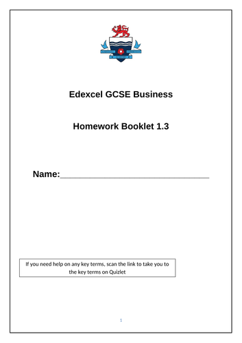 edexcel homework book answers