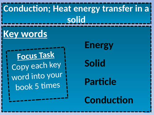 Conduction