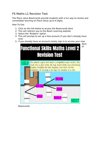 Functional Skills Maths Level 2 Test Questions | Teaching Resources