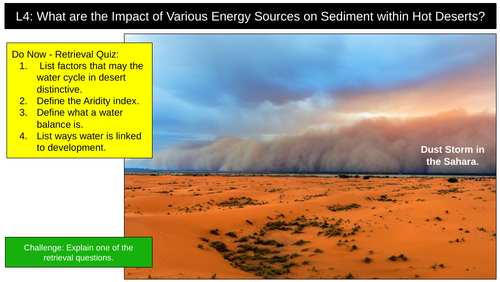 Desert Energy Sediment