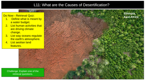 Desertification Causes